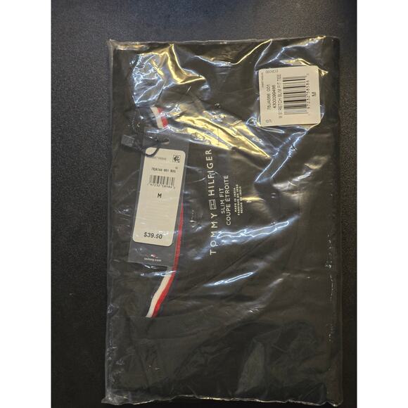 Tommy Hilfiger - Slim Fit T-Shirt - Medium - Black - NWT ORIGINAL PACKAGING - Picture 7 of 7